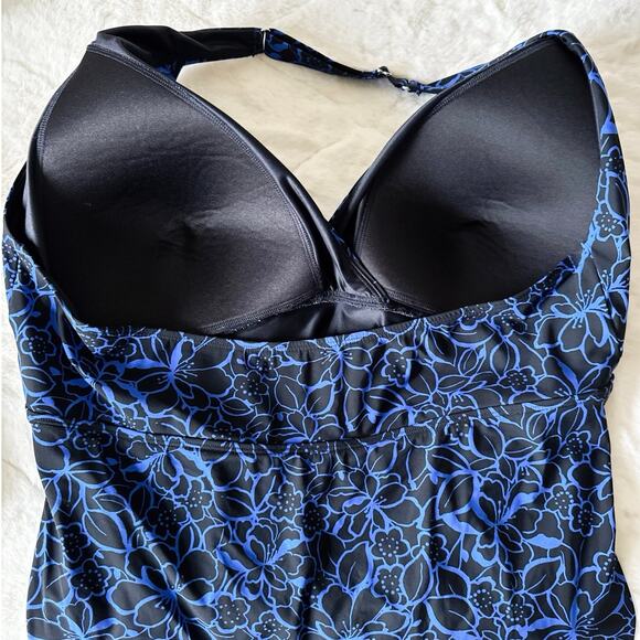 L.L.Bean Shaping Swimwear, Clasp Halter Dress Swimdress Swim Suit, Size 20W Reg - Picture 3 of 8